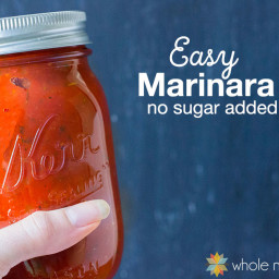 Easy Marinara Sauce - no sugar added and low carb