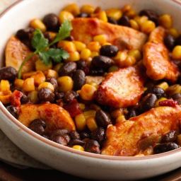 Easy Mexican Chicken and Beans