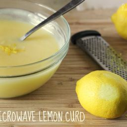 Easy Microwave Lemon Curd