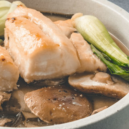 Easy Miso Cod with Mushrooms