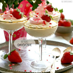 Easy No Bake Cheesecake Cups