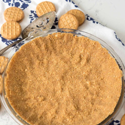 Easy No Bake Peanut Butter Cookie Crust