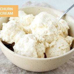 Easy No Churn Keto Ice Cream