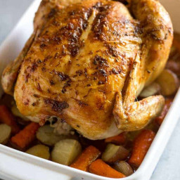 Easy, No Fuss Roasted Chicken