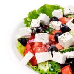 Easy Olive and Feta Salad