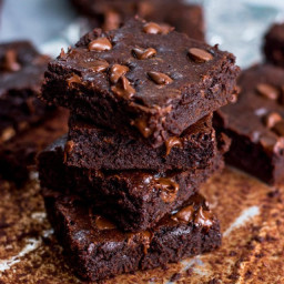 Easy One Bowl Fudgy Cocoa Brownies