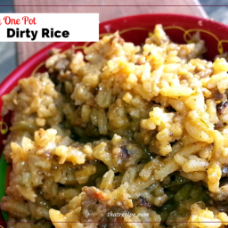 Easy One Pot Dirty Rice, a Cajun Classic