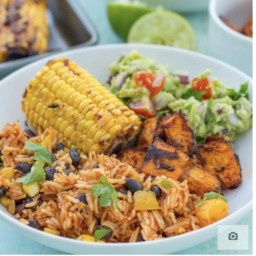 Easy One Pot Mexican Rice with Black Beans and Corn (Vegan)