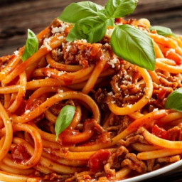 Easy One-Pot Spaghetti with Meat Sauce