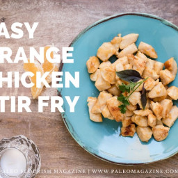 Easy Orange Chicken Stir Fry Recipe [AIP, Paleo]