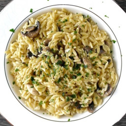 Easy Orzo Risotto Style- Kritharotto