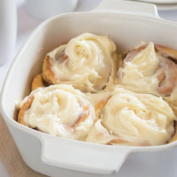 Easy Overnight Cinnamon Rolls for Two
