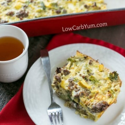 Easy Paleo Breakfast Casserole with Sausage