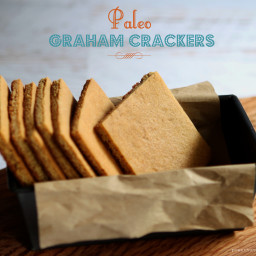 Easy Paleo Graham Crackers {gluten-free, grain-free, almond flour}