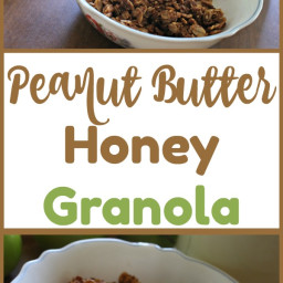 Easy Peanut Butter Honey Granola