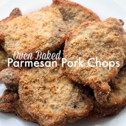 Easy Peasy Oven Baked Parmesan Pork Chops