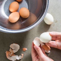 Easy-Peel Hard-Boiled Eggs