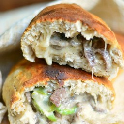 Easy Philly Cheese Steak Calzone
