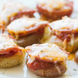 Easy Pizza Smashed Potatoes