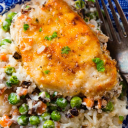 Easy Pork Chops and Rice