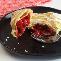 Easy Puff Pastry Cherry Turnovers