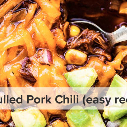 Easy Pulled Pork Chili 