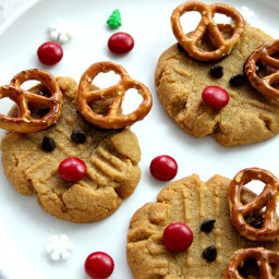 Easy Rudolph the Reindeer Cookies Recipe +Video!