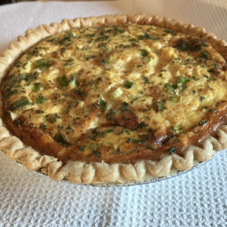 Easy Seafood Crab Quiche