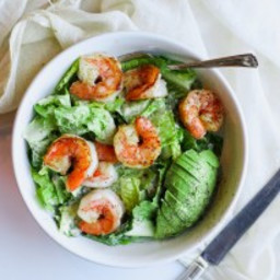 Easy Shrimp Caesar Salad (Whole30)