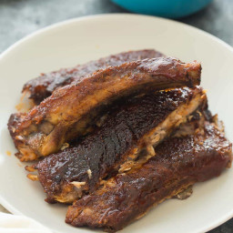 Easy Slow Cooker BBQ Ribs + RECIPE VIDEO