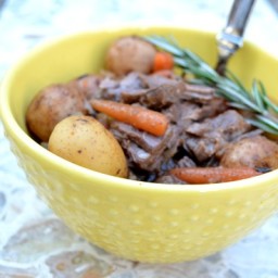 Easy Slow Cooker Beef Stew (No Chopping Required!)