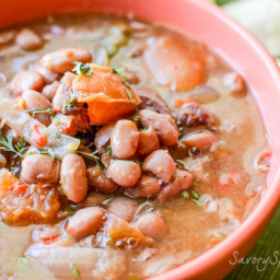 Easy Slow Cooker Charro Beans