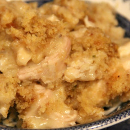 Easy Slow Cooker Chicken and Dressing