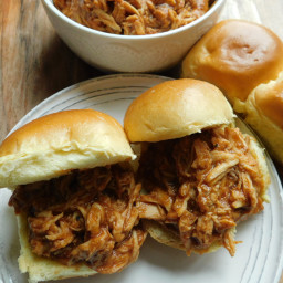 Easy slow cooker pulled chicken