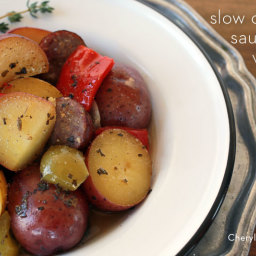 Easy slow cooker sausage and potatoes recipe