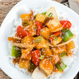Easy Slow Cooker Sweet and Sour Chicken