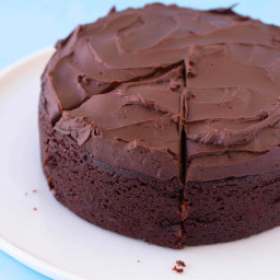 Easy Small Batch Chocolate Cake (6-inch)