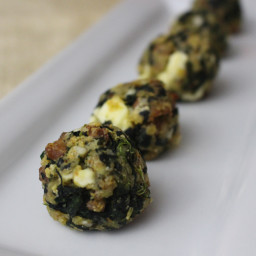 Easy Spinach and Sausage Balls