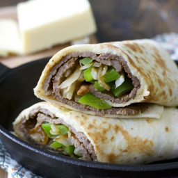 Easy Steak and Cheese Wrap