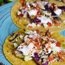 Easy Trader Joe's Meal: Fish Tacos With Lime Crema