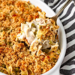 Easy Tuna Casserole With Egg Noodles