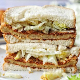 Easy Vegan Chicken Cutlet Sandwich