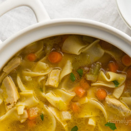 Easy Vegan Chicken Noodle Soup