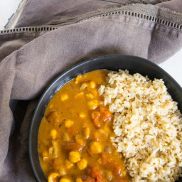 Easy Vegan Chickpea Curry Recipe (Low-Fat)