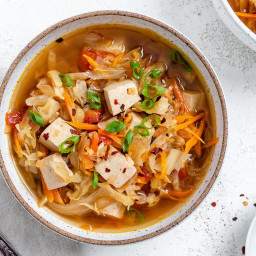Easy Vegan Hot and Sour Soup