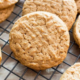Easy Vegan Peanut Butter Cookies (Gluten Free, Healthy, V, Dairy-Free, Refi