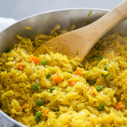 Easy Vegetable Rice Pilaf