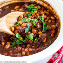 Easy Vegetarian Baked Beans - Plus a Summer Time Tip!