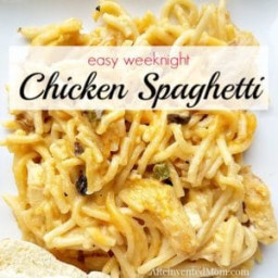 Easy Weeknight Chicken Spaghetti