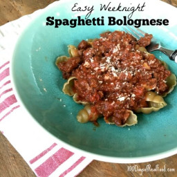 Easy Weeknight Spaghetti Bolognese